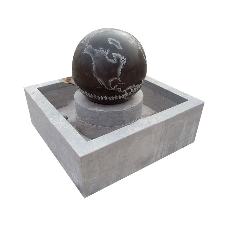 Sten fontän-principen om Feng Shui boll rotation