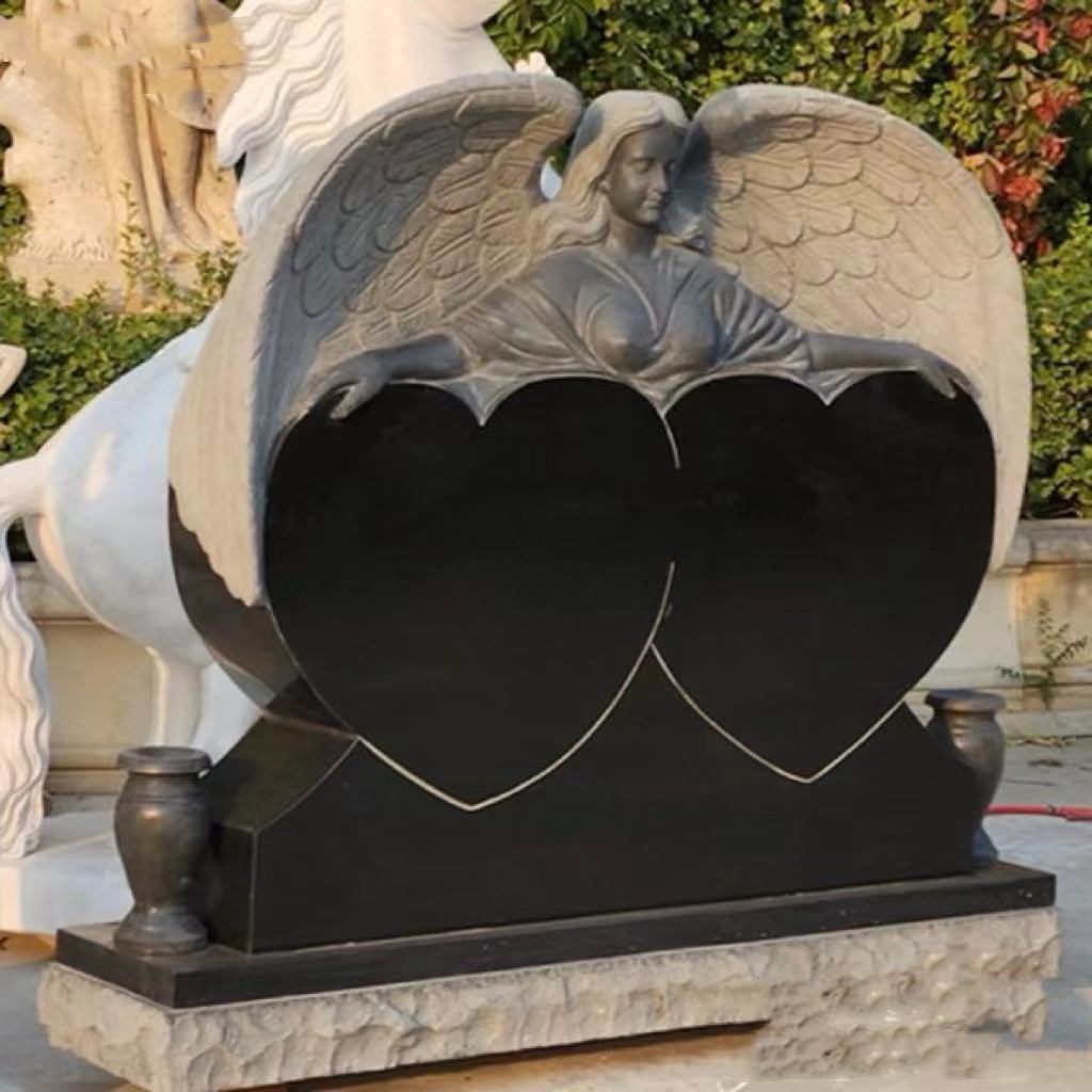Angel Guardian Dubbelhjärta Tombstone