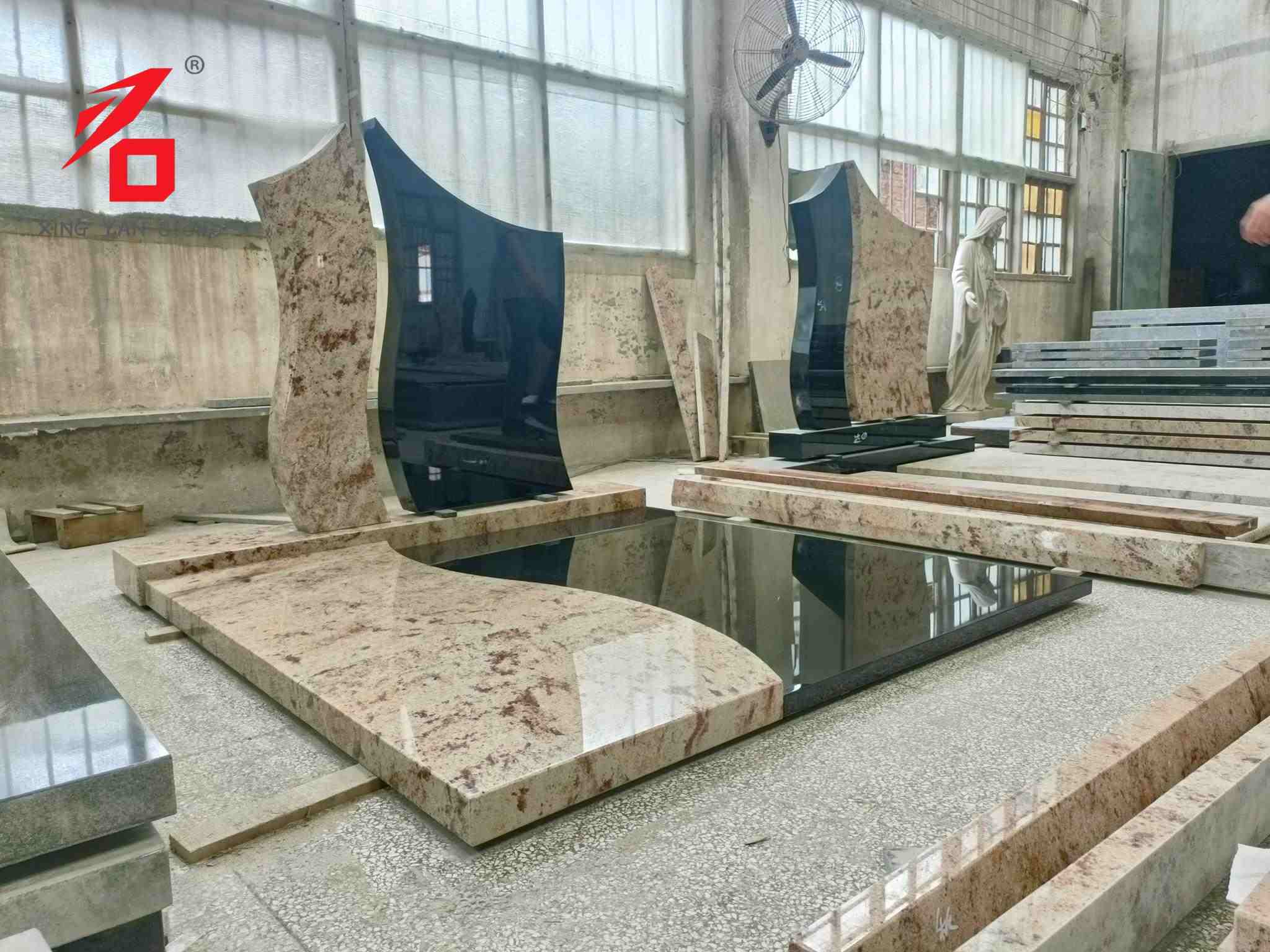 Australisk konstnärlig skulpturell gravsten