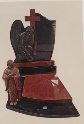 China Xingyan - Religiös tema Stone Carving Tombstone (Angel and Virgin Mary Shaped)