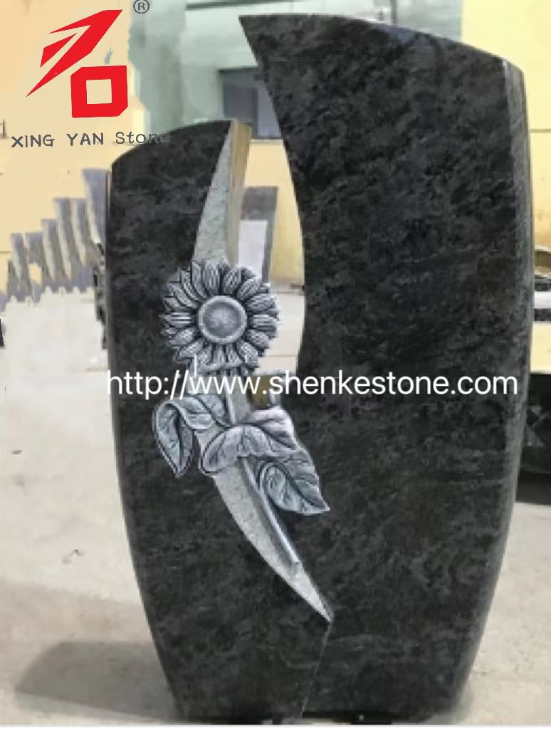 Tyskland Style Sun Flower Gravestone