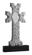 Granit svart monument gravsten
